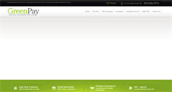 Desktop Screenshot of greenpaymerchantservices.com